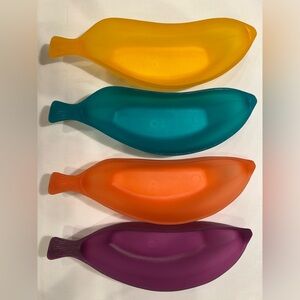 Banana shaped snack bowls